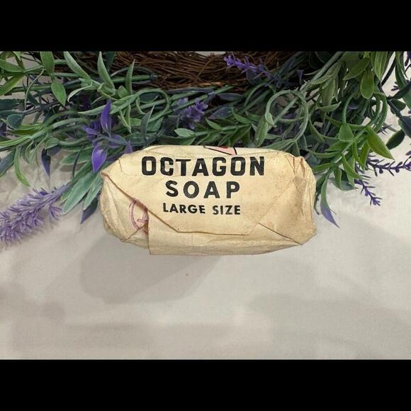 1950’s Vintage Colgates Octagon All Purpose Soap Large Size Discontinued, Coupon - Picture 6 of 8